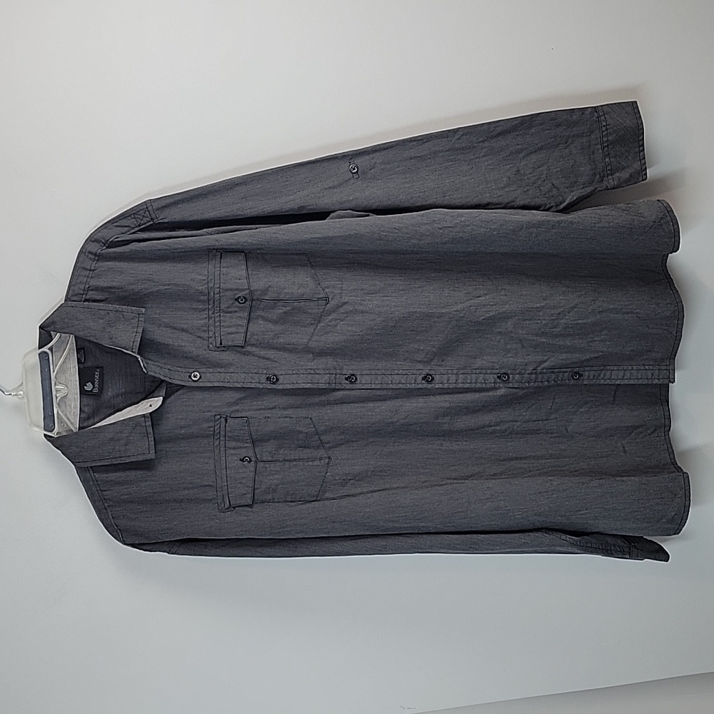 Burnside Button Down Shirt Gray - image 1